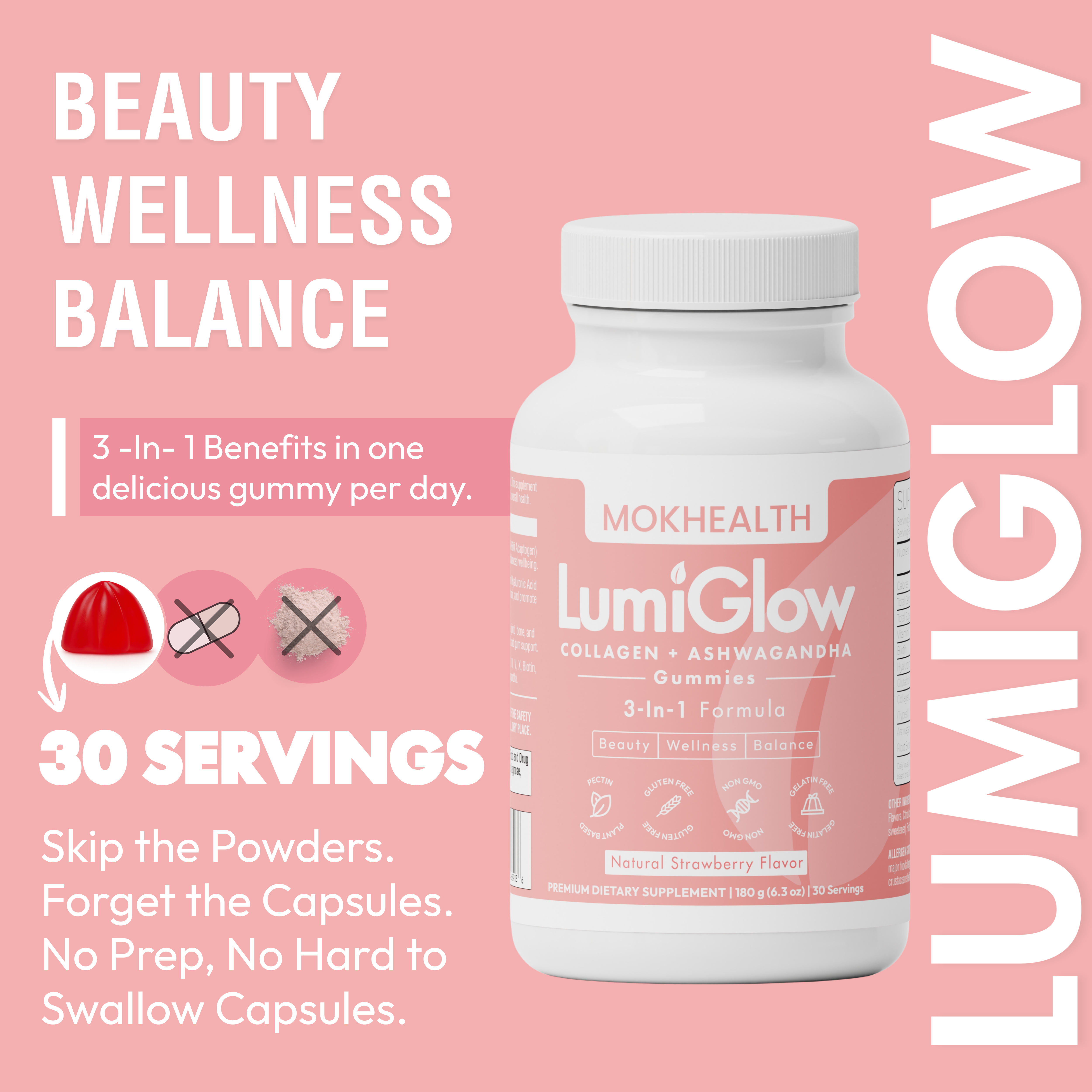 3-in-1 Collagen + Calm Gummies