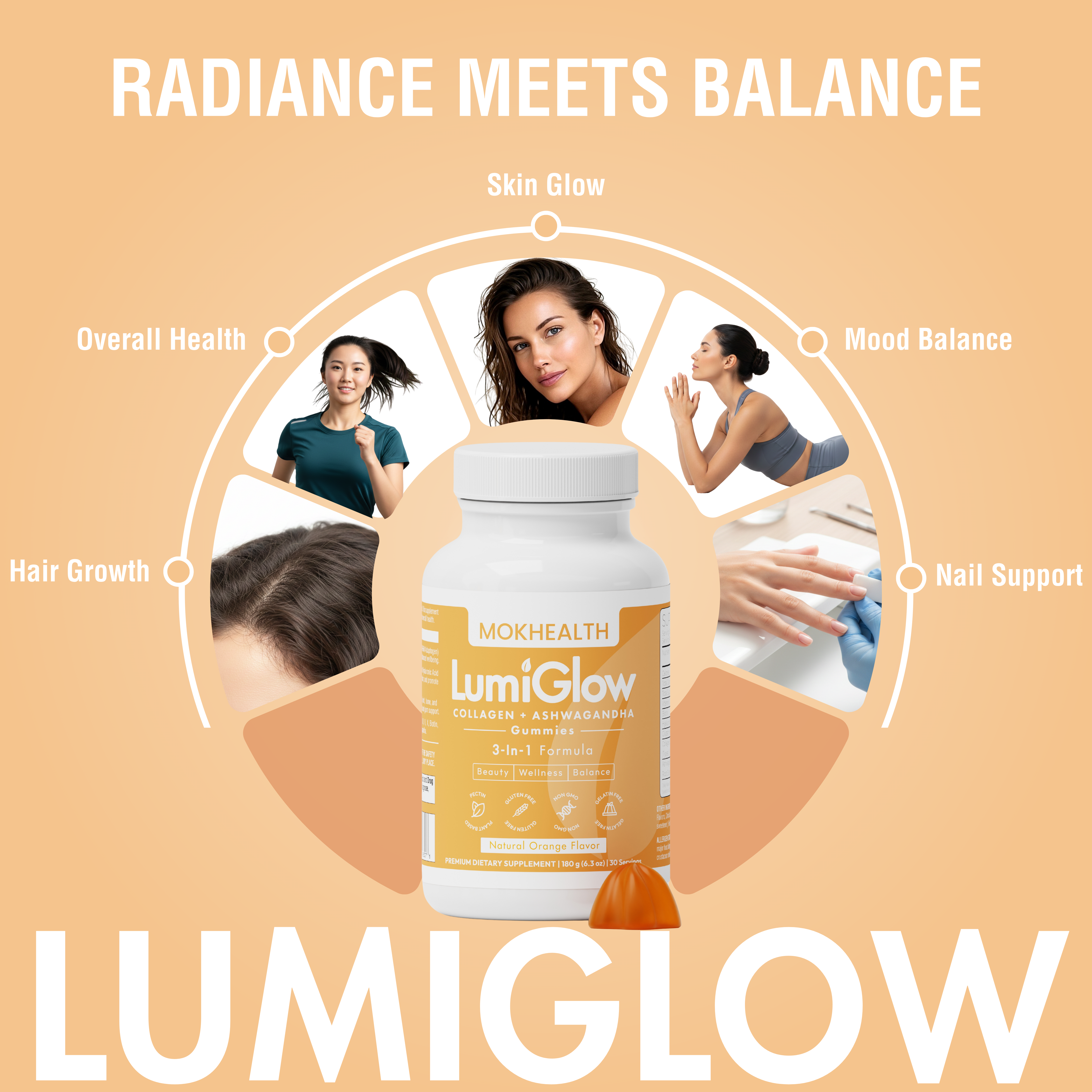 3-in-1 Collagen + Calm Gummies